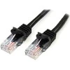 StarTech CAT 5E Juodas Patchcord 3M (45PAT3MBK)