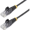 „StarTech CAT6“ kabelis - 1,5 m - juodas/be užsegimo - 28 AWG varinis laidas