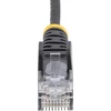 „StarTech CAT6“ kabelis - 1,5 m - juodas/be užsegimo - 28 AWG varinis laidas