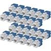 StarTech CAT6 keystone jack 24-pack (C6KEYTL180WH24PK)