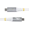 Kabelis USB StarTech USB4 USB-C 50 cm 80 Gb/s Thunderbolt 4 DP 2.1 240W Baltas (CC50CM80GUSB4CABLEW)