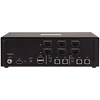 StarTech .COM 2 prievadų dviejų monitorių saugus KVM perjungiklis HDMI-DP 4K 60Hz NIAP 4.0 sertifikuotas stalinis KVM perjungiklis 2 kompiuteriams 2 monitoriams (CK4-HP202C)