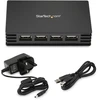 StarTech .Com 4 Port USB 2.0 Hub - Hub - 4 jungtys - Hi-Speed USB - Hub - 4 x USB 2.0 - Desktop (ST4202USBGB)