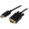 Kabelis StarTech D- Sub (VGA) 0.9 m juodas (DP2VGAMM3B)