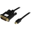 Kabelis StarTech Rodyti Port mini - DVI- D 3m Juodas (MDP2DIMM10B)