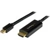 Kabelis DisplayPort į HDMI Startech MDP2HDMM1MB 4K Ultra HD Juodas 1 m