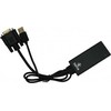 Adapteris AV StarTech dm technology TERRA VGA į HDMI adapteris su audio juodas/Spalva: JUODA USB Typ-A jungtis