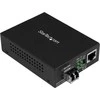 Konwerter światłowodowy StarTech Gigabit Ethernet Glasfaser Medienkonverter - 850nm MM LC - 500m - Mit MM SFP Transceiver - Fr 10/100/1000 Netzwerke (MCM1110MMLC) - 2775841