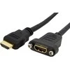 Kabelis StarTech HDMI - HDMI 0,9m juoda (HDMIPNLFM3)