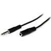 StarTech Jack 3,5 mm - Jack 3.5 mm 2 m juodas (MU2MMFS)