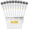 StarTech Kabelis sieciowy Baltas 0,15 m Cat6a U/FTP (STP) Okrągły (6ASTP34WHS15CM10PK)
