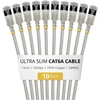 StarTech Kabelis sieciowy pilka 0,15 m Cat6a U/FTP (STP) apvalus (6ASTP34GRS15CM10PK)
