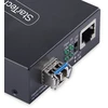 Šakotuvas Šviesolaidinis konverteris StarTech MCM1110SMLC40 tinklo konverteris 2000 Mbit/s 1310 nm Vienmodis Juodas