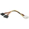 "StarTech Molex" - SATA x2, 0,3 m, daugiaspalvis (PYO2LP4SATA)