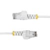 StarTech StarTech N6PAT250CMWHS kabelis sieciowy Baltas 2,5 m Cat6 U/UTP (UTP)