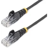 StarTech Slim Patch Cat6 UTP 25 cm Juodas (N6PAT25CMBKS)