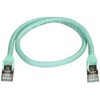 StarTech Patchcord CAT6A, STP, 0.5m, mėlynas (6ASPAT50CMAQ)