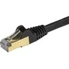 StarTech Patrikas CAT6A, STP, 2m, Juoda (6ASPAT2MBK)