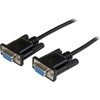 StarTech 2M Juodas DB9 NULL MODEM CABLE/SERIAL NULL MODEM CABLE Juodas