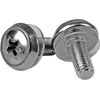 StarTech Rinkinys varžtai M5 x 12mm/poveržlės - 100vnt Sidabrinė (CABSCREWSM5)