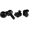 StarTech Rinkinys varžtai M5 x 12mm/poveržlės/veržlės - 50 komplektų Juoda (CABSCREWM5B)