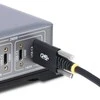 USB kabelis StarTech USB-C - USB-C 2 m, juodas (S2CEPR2M-USBSL-CABLE)