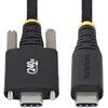 USB kabelis StarTech USB-C - USB-C 2 m, juodas (S2CEPR2M-USBSL-CABLE)