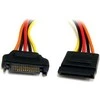 StarTech SATA 15 kontaktų – SATA 15 kontaktų, 0,3 m, daugiaspalvis (SATAPOWEXT12)