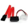StarTech SATA - SATA Slimline + Molex, 0.3m, Raudona (SLSATAF12)