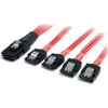 StarTech SFF 8087 - SATA x4, 0.48m, Raudona (SAS8087S450)