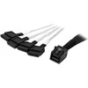 StarTech FF 8643 – SATA x4, 1m, balta (SAS43SAT1M)