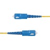 „StarTech SPSMLCSC-OS2-1M InfiniBand“ / šviesolaidinis kabelis LC SC Geltonas
