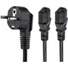 Maitinimo kabelis StarTech StarTech 2M SCHUKO CEE7 -2X C13 CORD /.
