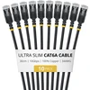 StarTech Kabelis sieciowy Juodas 0,3 m Cat6a U/FTP (STP) Okrągły (6ASTP34BKS30CM10PK)