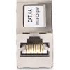 Startechcom „StarTech“ ekranuotas RJ45 jungiklis CAT6A/Ethernet jungtis, išorinis/išorinis