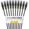 StarTech Tinklo kabelis Juodas 0,25 m Cat6 U/UTP (UTP) (N6PAT25CMBKS10PK)