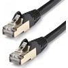 StarTech STARTECH.COM 10m CAT6A- Ethernet - Kabelis - Juodas - RJ45- Ethernet - Kabelis - Snagless - STP- Kabelis - Kupfer - 10- Gbit Netzwerkkabel