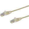 StarTech STARTECH.COM 1.5m Cat6-Kabelis - Schlankes Cat6-Patchkabel - GraU - Snagless- RJ45 - Steckverbing - LSZH - 28 AWG Kupferdraht