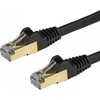 StarTech STARTECH.COM 1.5m CAT6A- Kabelis - Juodas - RJ45 -Ethernet Kabelis - snagless - Kupfer - LAN - STP - 10Gb - 6ASPAT150CMBK
