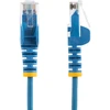 StarTech STARTECH.COM 25 cm mėlynas plonas CAT6 tinklo kabelis 100 W PoE RJ45 LSZH 28 AWG pliko vario patch kabelis - Ethernet