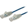 StarTech STARTECH.COM 2.5m Cat6-Kabelis - Schlankes Cat6-Patchkabel - Blau - Snagless- RJ45-Steckverbing - LSZH - 28 AWG Kupferdraht