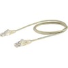 StarTech STARTECH.COM 3m Cat6-Kabelis - Schlankes Cat6-Patchkabel - GraU - Snagless- RJ45 - Steckverbing - LSZH - 28 AWG Kupferdraht