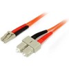 „StarTech“ šviesolaidinis laidas LC – SC 2M (FIBLCSC2)