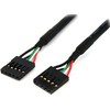 StarTech USB 5 pin - USB 5 pin, 0.5m, Juodas (UBINT5PIN)