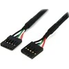 StarTech USB 5 pin - USB 5 pin, 0.5m, Juodas (UBINT5PIN)