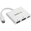 Stotis / replikatorius StarTech USB-C (CDP2HDUACPW)