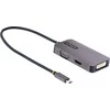 Stotis / replikatorius StarTech USB-C (118-USBC-HDMI-VGADVI)