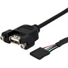 StarTech USB 2.0 prievadas - 5-pin USB 2.0 ant plokštės (USBPNFHD1)