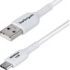 „StarTech“ USB-A į USB-C kabelis, 2 m, Baltas/Įkroviklio laidas, USB 2.0, duomenų perdavimas