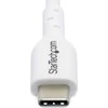 „StarTech Baltas“ USB-C įkrovimo laidas, 2 m, 60 W, maitinimo šaltinis, M/M, Type-C